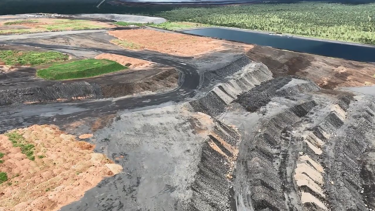 6351002725112 McArthur River Mine waste rock pile February 2024