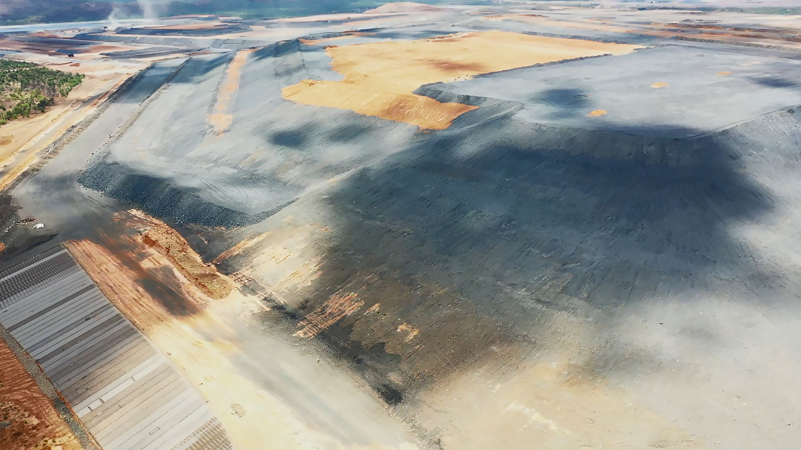 McArthur River Mine waste rock pile October 2021