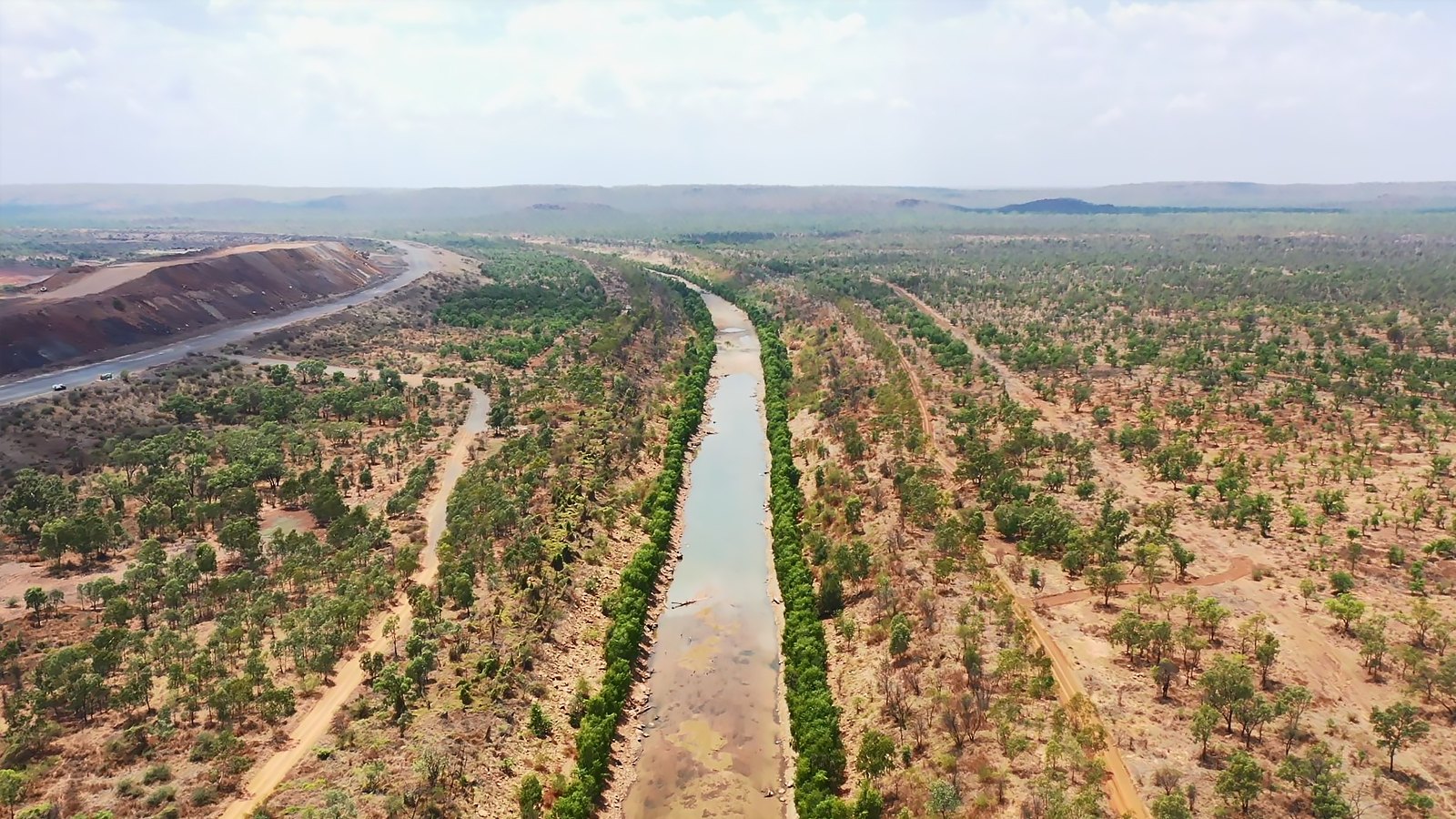 McArthur River diversion channel October 2021