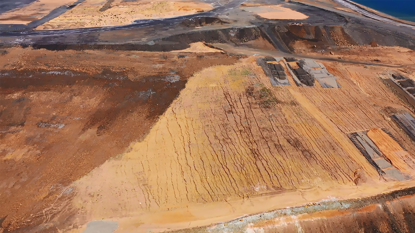 McArthur River Mine waste rock pile December 2021
