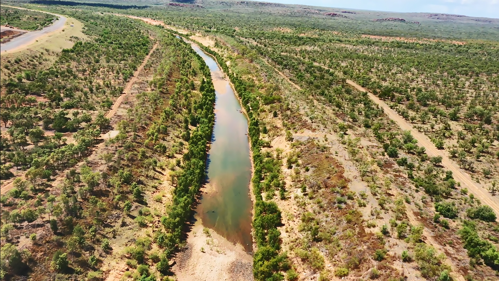 McArthur River diversion channel April 2022