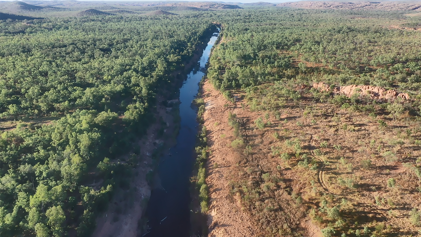 McArthur River diversion channel June 2021