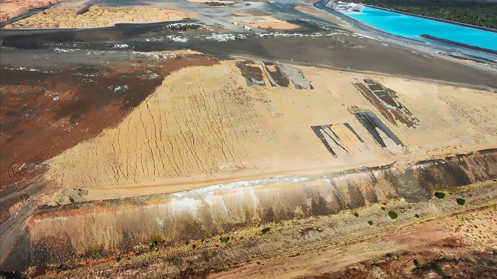 McArthur River Mine waste rock pile June 2022